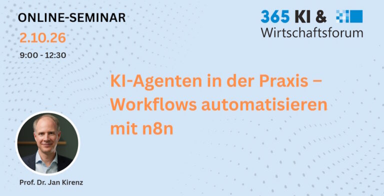 Seminar: KI-Agenten in der Praxis – Workflows automatisieren mit n8n